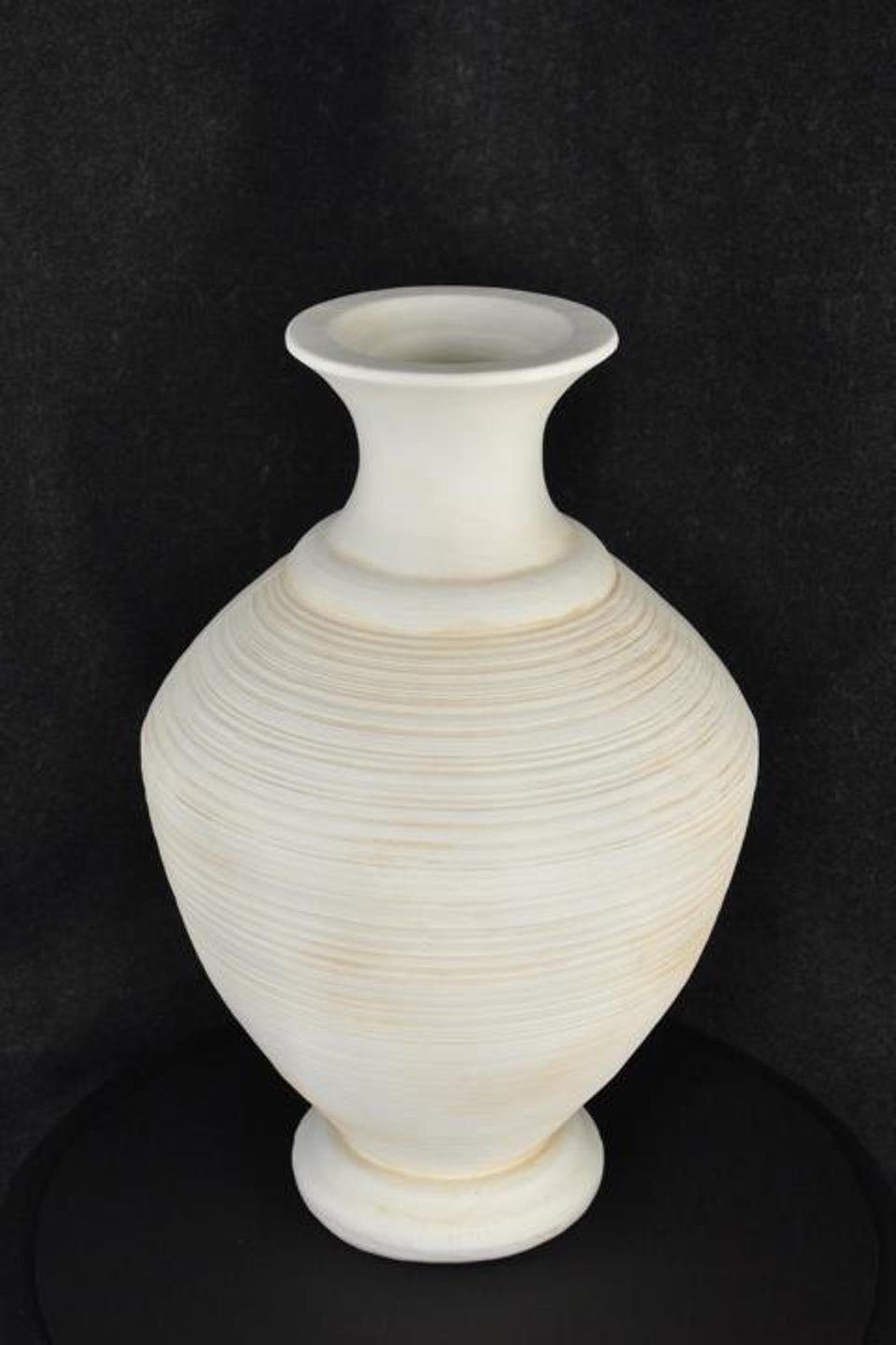 Antik Weiß Deko Stil Vase Big Schale Skulptur Medusa JVmoebel Vasen Design Blumen XXL 65cm