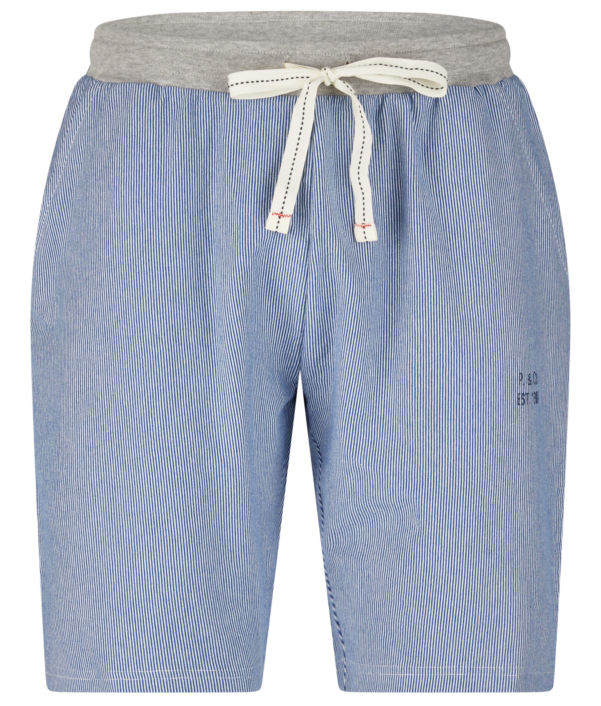 Phil & Co. Pyjamashorts Relaxed Style (1-tlg., 1-teilig) Herren Schlafhose Bermuda Relaxhose Homewearhose Baumwolle