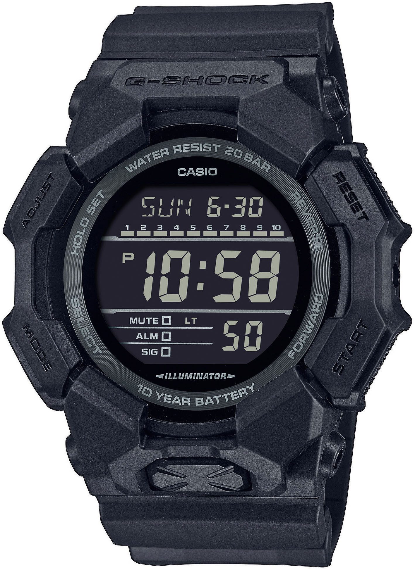 CASIO G-SHOCK Chronograph GD-010-1A1ER, Quarzuhr, Armbanduhr, Herrenuhr, di günstig online kaufen