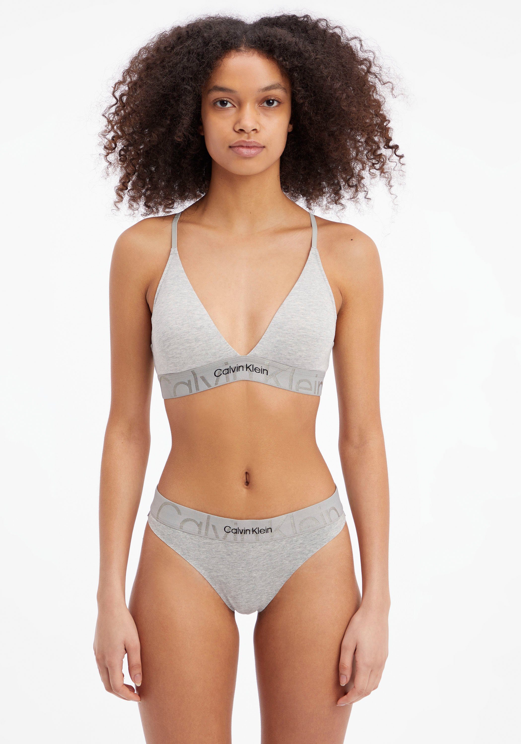 Calvin Klein Underwear Calvin Klein String mit Logo-Bündchen,  Baumwoll-Elastan-Mix online kaufen | OTTO