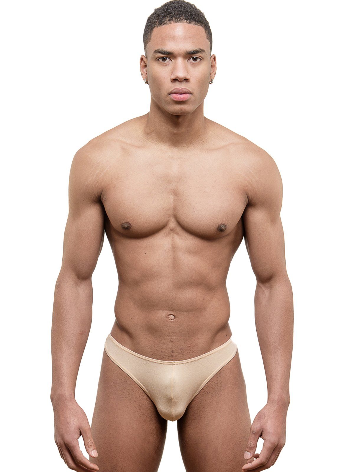 Doreanse Underwear String Imprime Kollektion Herren Brasil String Rio Schlüpfer Beige-1280