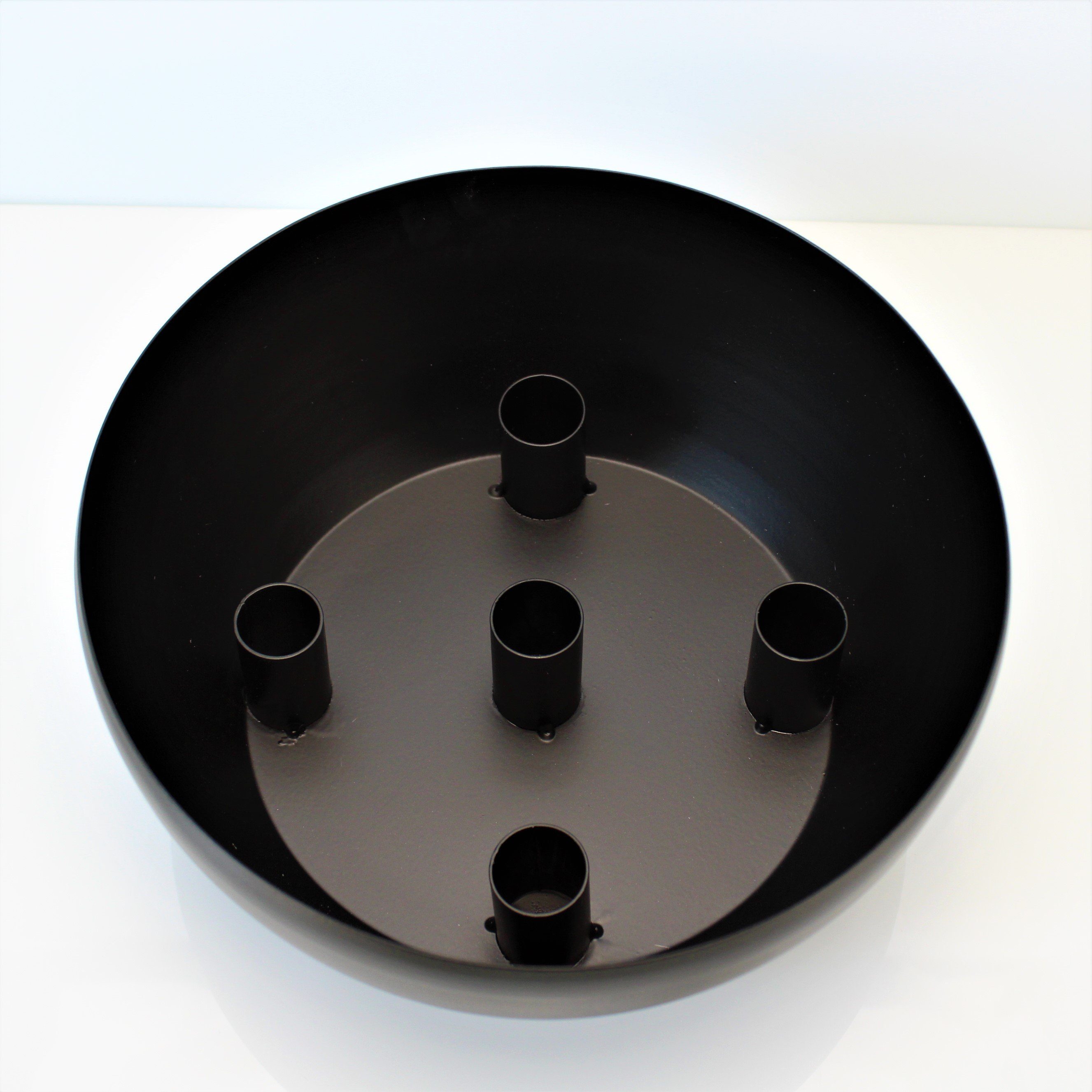 Online-Fuchs Dekoschale Kerzenhalter für Stabkerzen aus Metall rund (Ostern günstig online kaufen