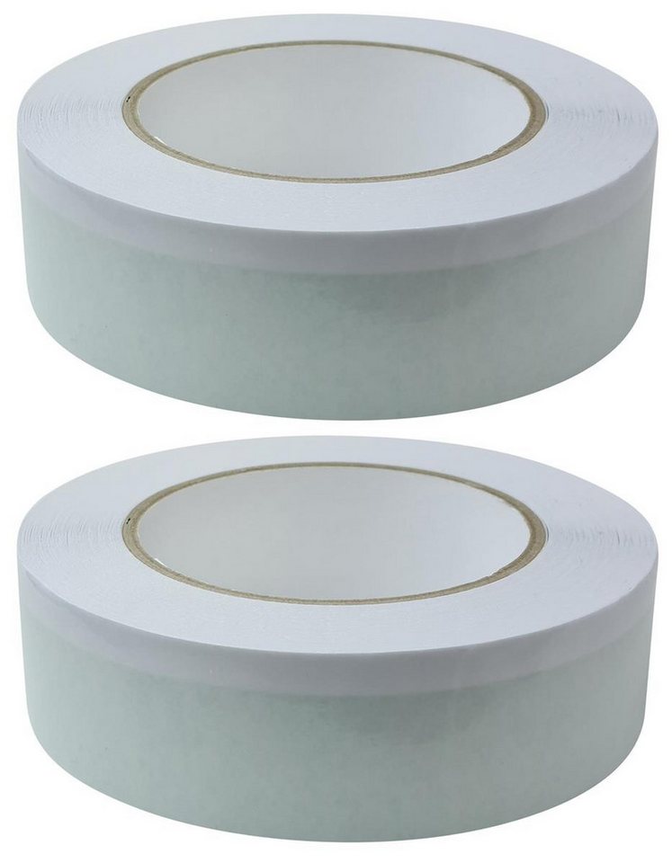 Thumbnail - varivendo Doppelklebeband 2x Duo-Band 35 mm x 25 m (Rollen, 2-St., Duo-Band) Abkleben Malerfolie Masker Abdeckfolie Tape...