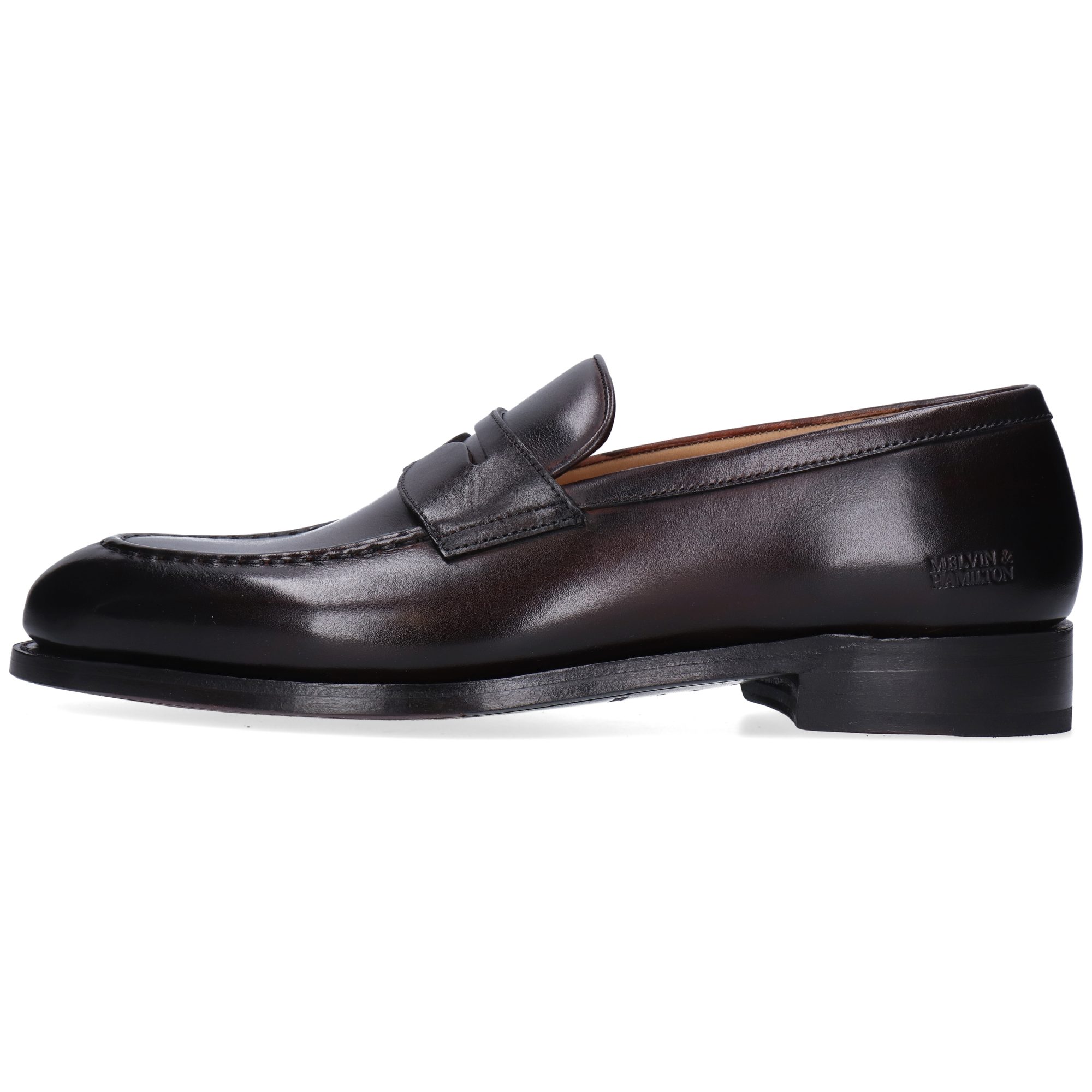 Melvin & Hamilton Benet 8 Leder-Loafers für Herren Loafer Flache Absätze, Echtes Leder, Goodyear