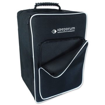 keepdrum Cajon Rucksack-Tasche,mit Sitzpad