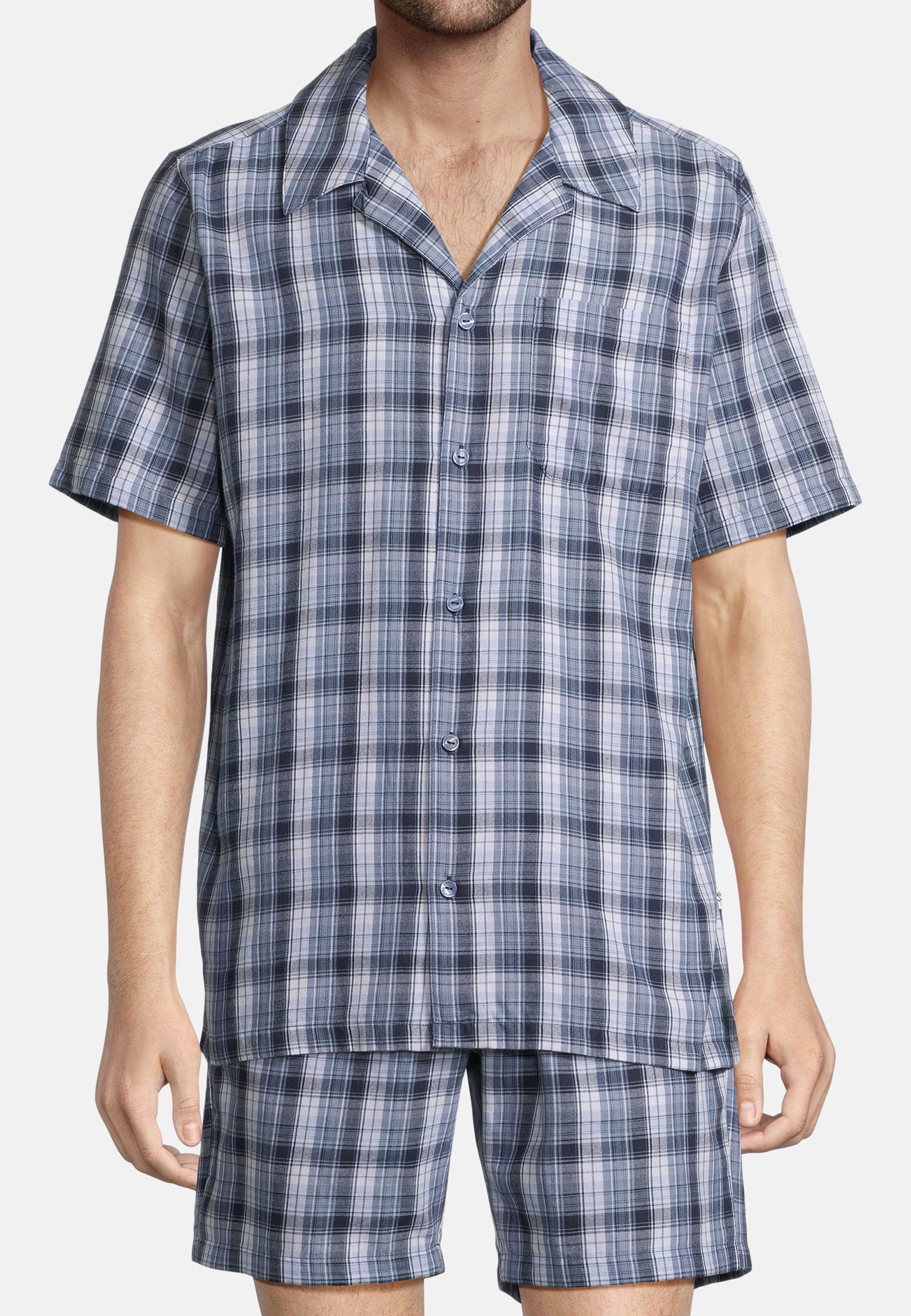 seidensticker Pyjama Classic Twill (Set, 2 tlg) Schlafanzug - Baumwolle - Atmungsaktiv