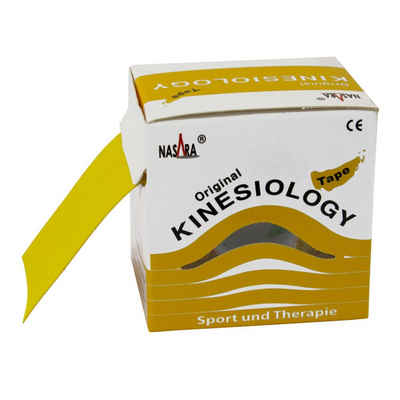 NASARA Kinesiologie-Tape 5m x 50 mm, gelb