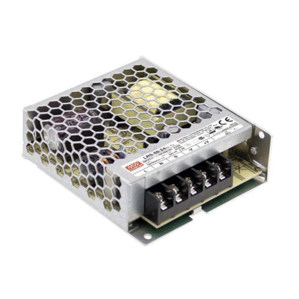 MeanWell "LRS-50-12" 12V, 50,4W, Niedervolt, L99xH30xB80cm LED Trafo