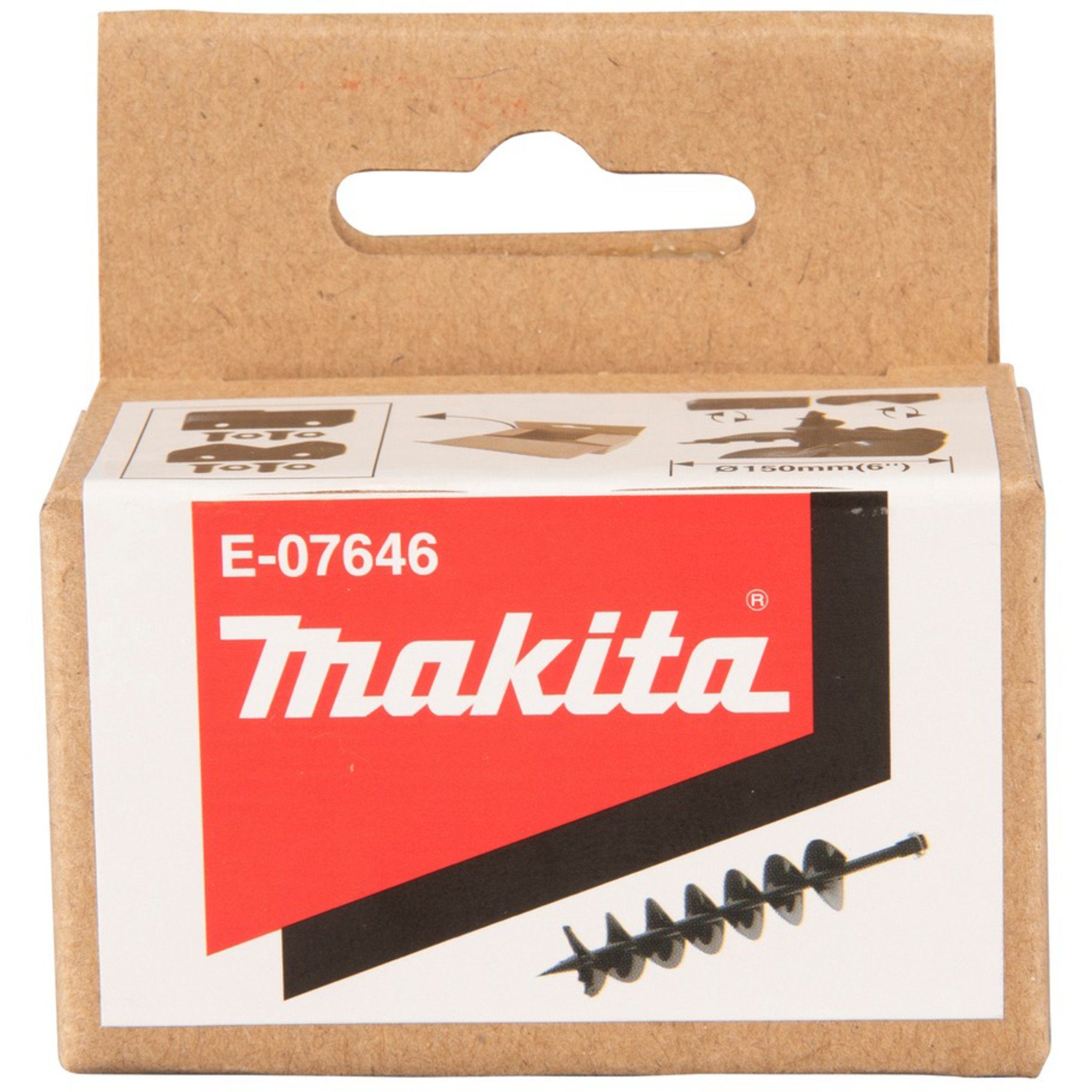 Makita Bohrer- und Bitset Makita Ersatzmesser für Erdbohrer Ø 150mm E-07646