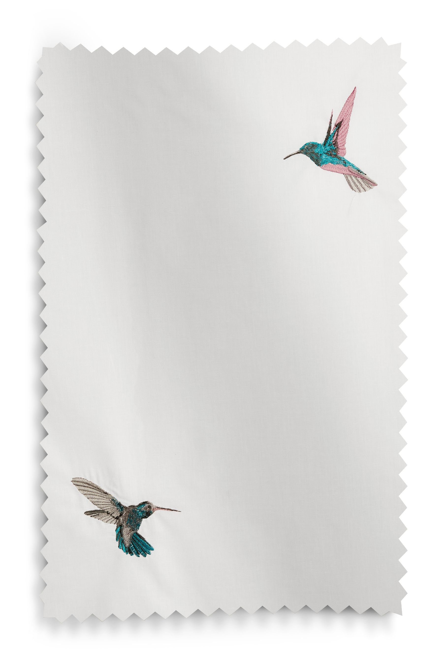 mit, ​​​​​​​/Thermo-Ösenvorhänge St) White (2 Hummingbird Verdunkelnde Next, Vorhang