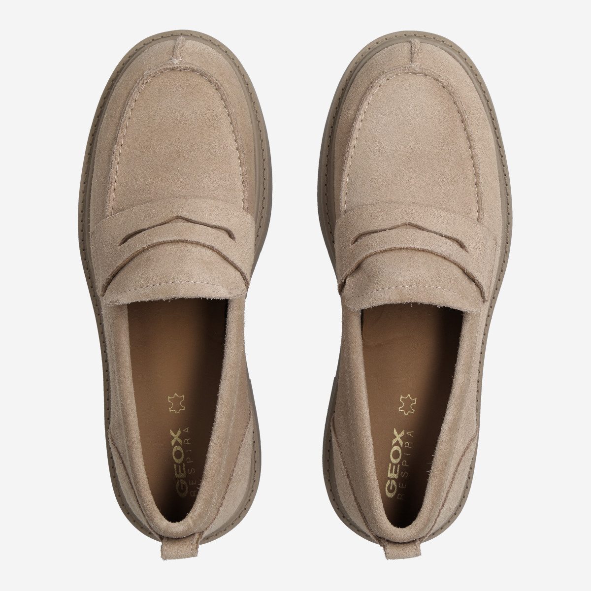 Geox GEOX SPHERICA, Slipper & Mokassin, Beige, Damen Slipper