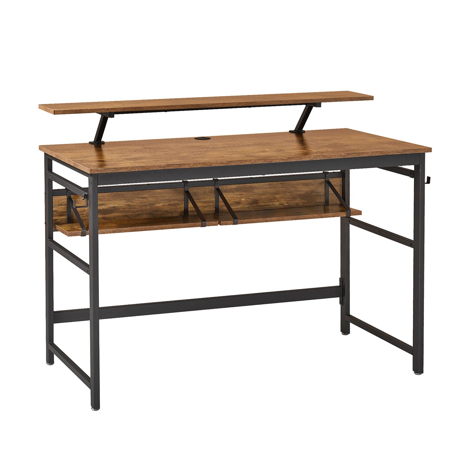 Mondeer Schreibtisch Computertisch, 120cm, mit 2 günstig online kaufen