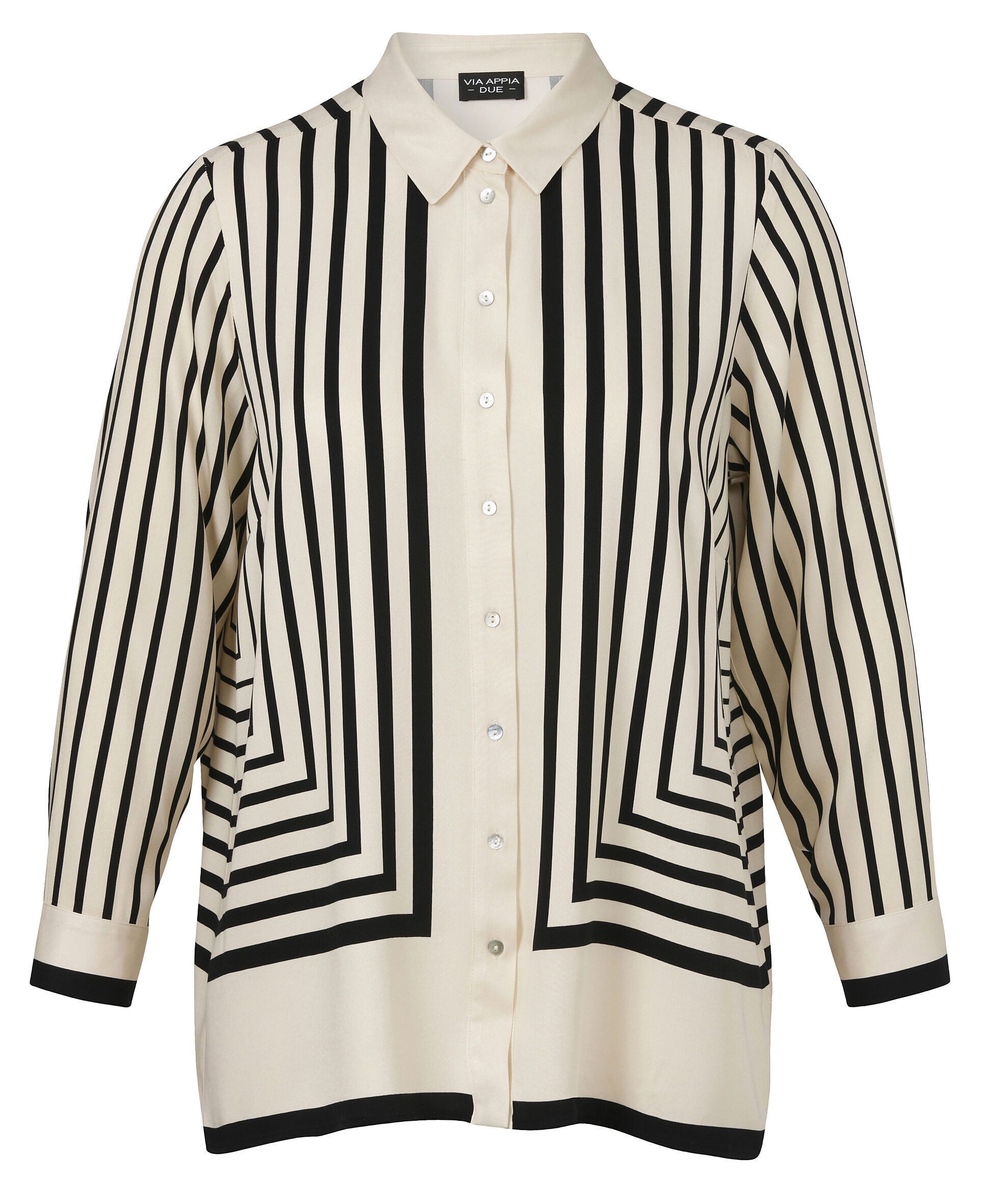 VIA APPIA DUE Langarmbluse Große Größen