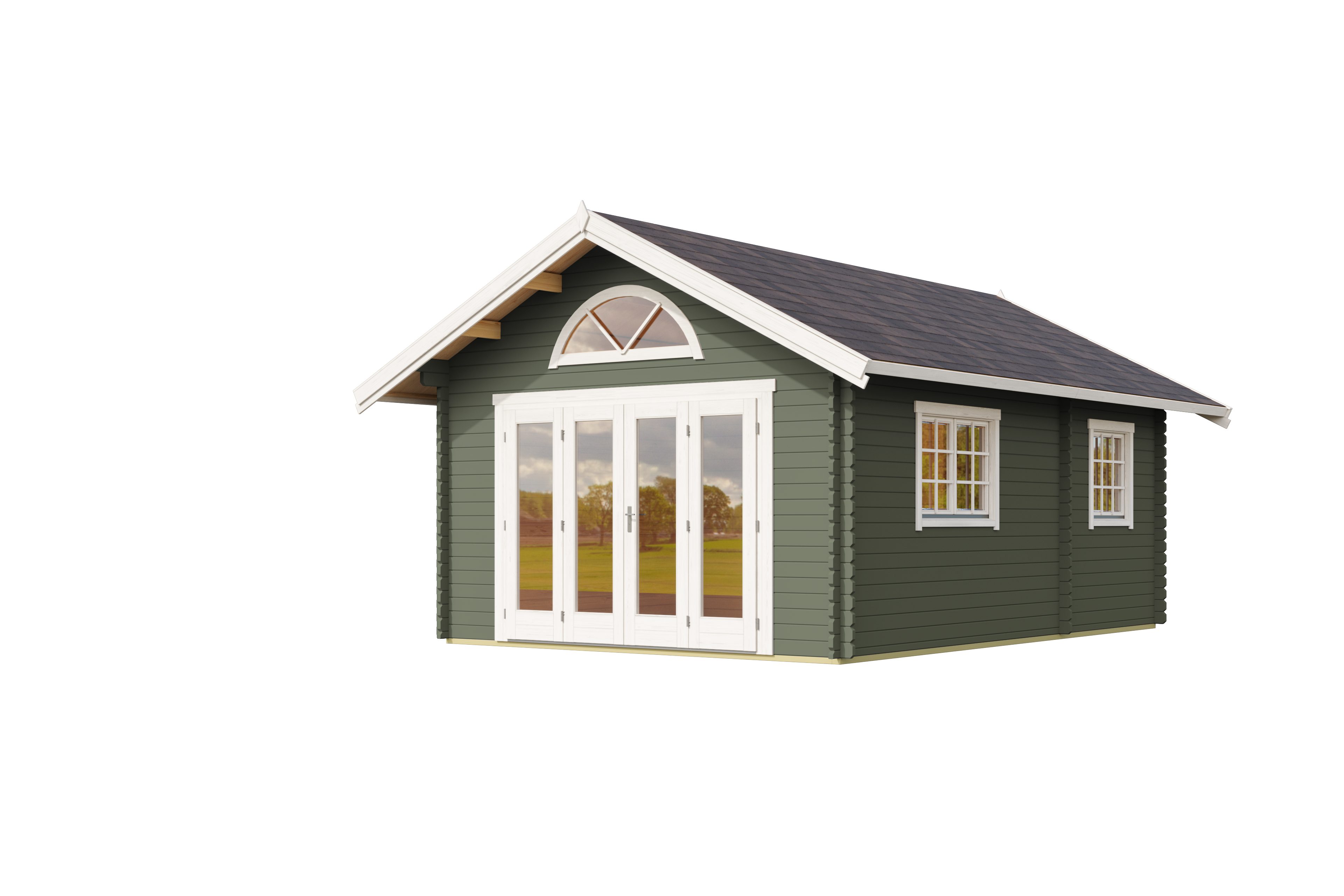 Nordic Holz Gartenhaus CAROLINE 2.3, BxT: 675x489,9 cm