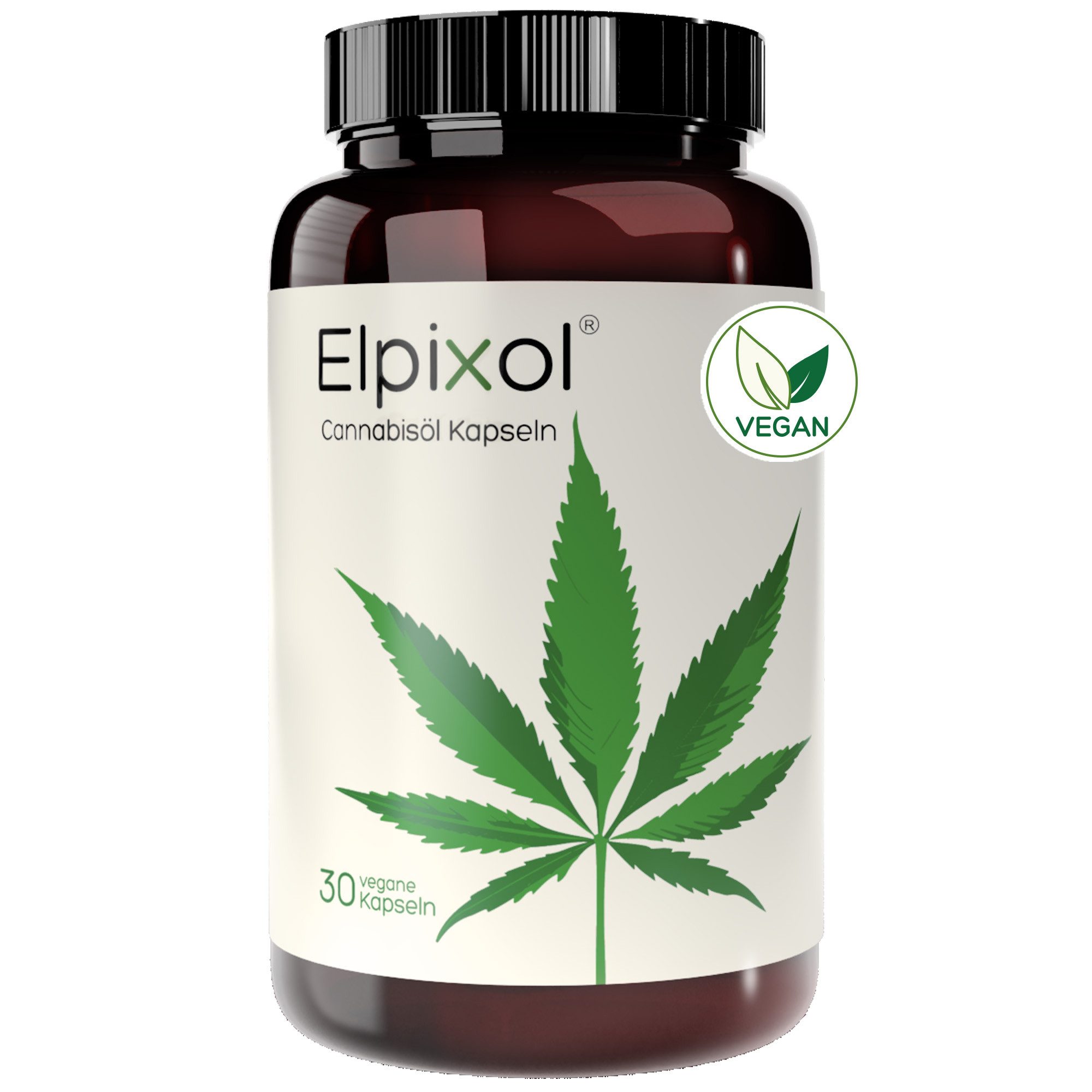Cannabisöl Kapseln mit 100% nativem Hanfsamenöl - vegane Kapseln