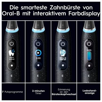 Oral-B Elektrische Zahnbürste iO Series 10 Luxe Edition, Aufsteckbürsten: 1 St., Magnet-Technologie