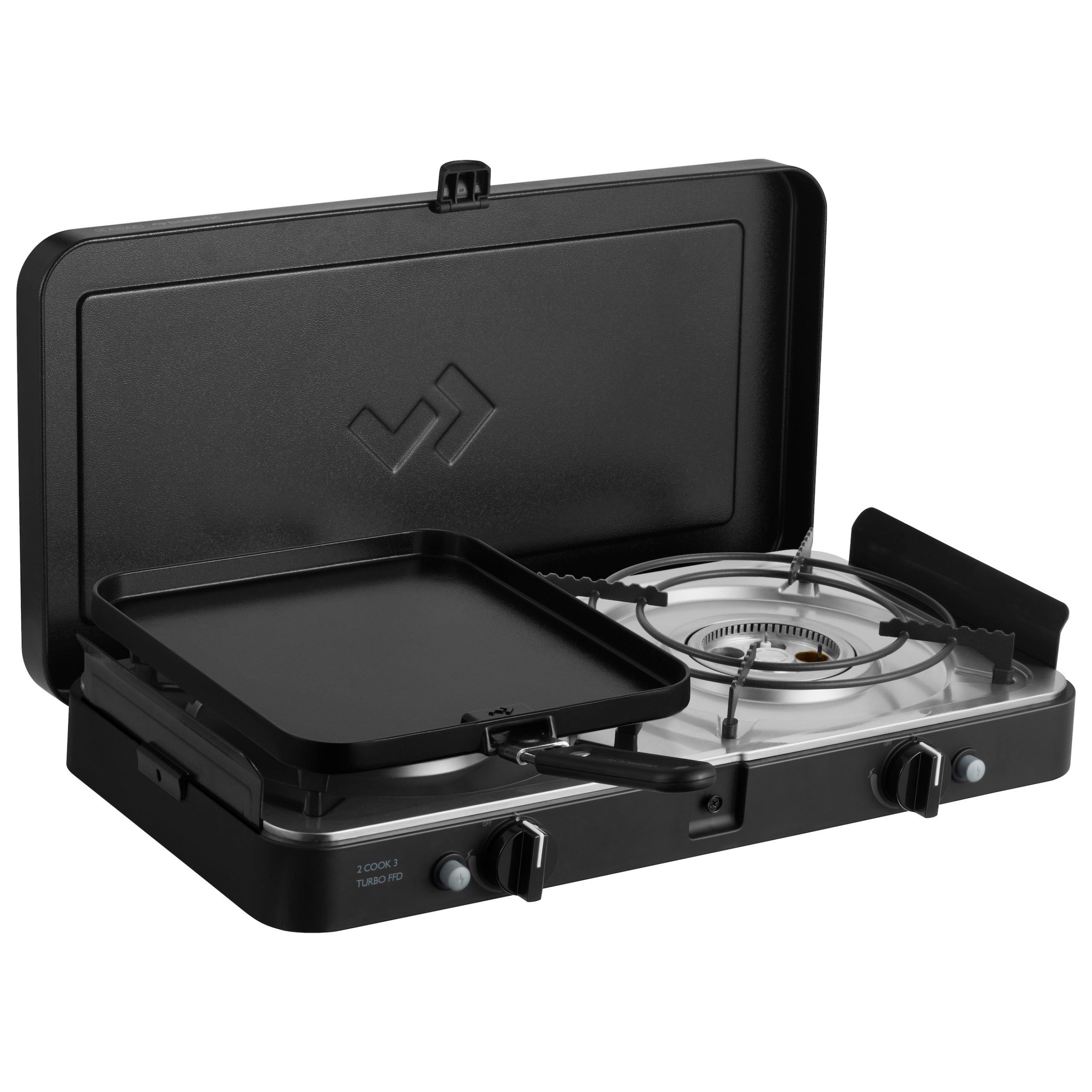 CADAC Camping-Gasgrill Cadac 2-Cook Turbo FFD Deluxe 30mbar BBQ Gasgrill Tischgrill