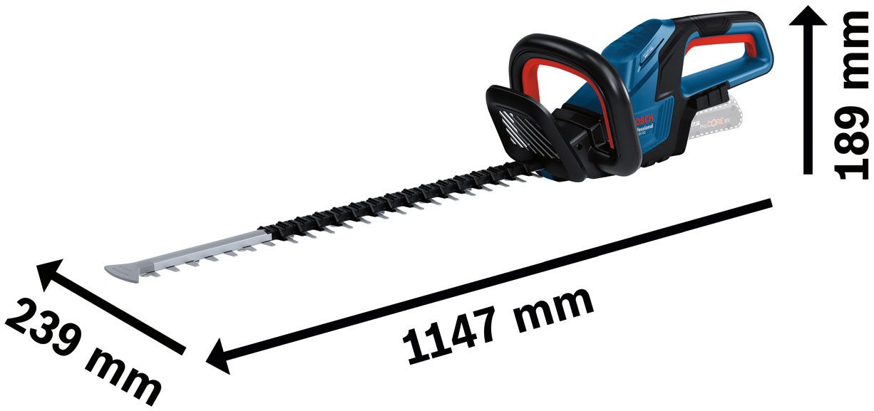 Bosch Professional Akku-Heckenschere »GHE 18V-60 Professional«, ohne Akku, ohne Ladegerät – Bild 5 von 5
