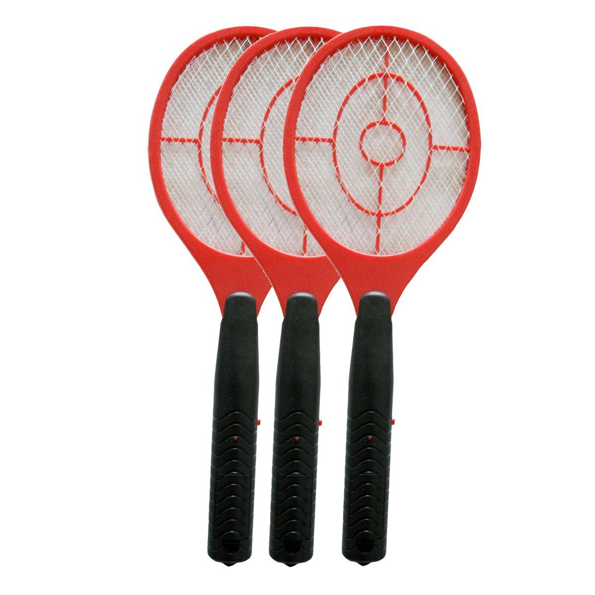 WEITECH Ultraschall-Tierabwehr Inzzzector Klatsche, elektrische Fliegenklatsche, 3 Stück