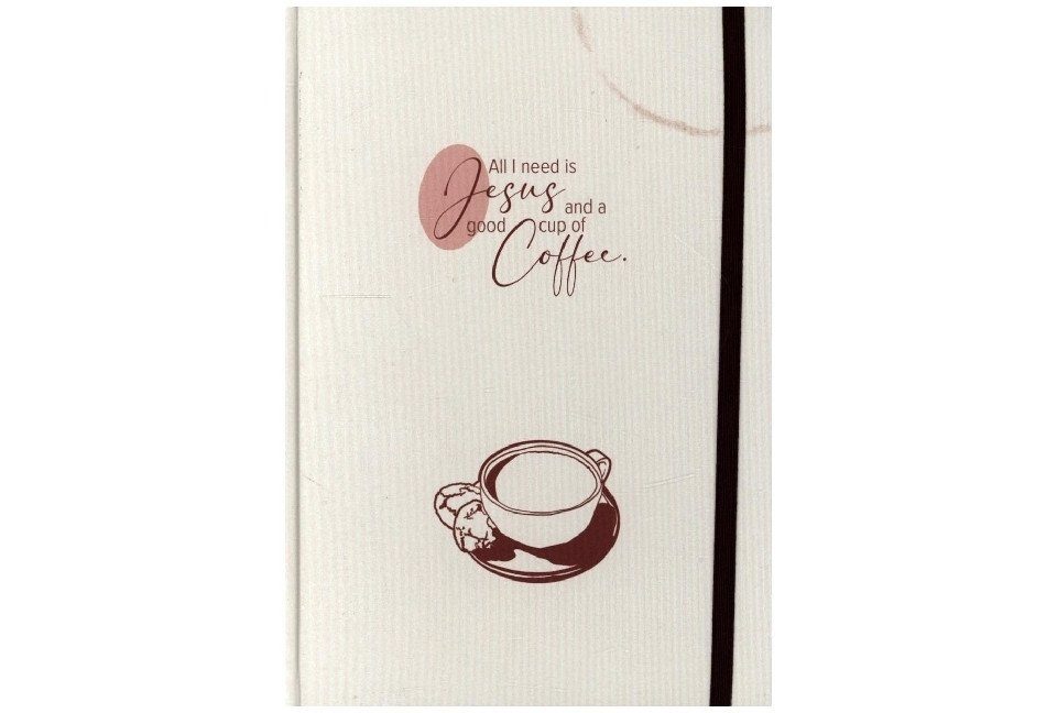 SCM Verlag Notizbuch Notizbuch "Coffee and Jesus" - hell