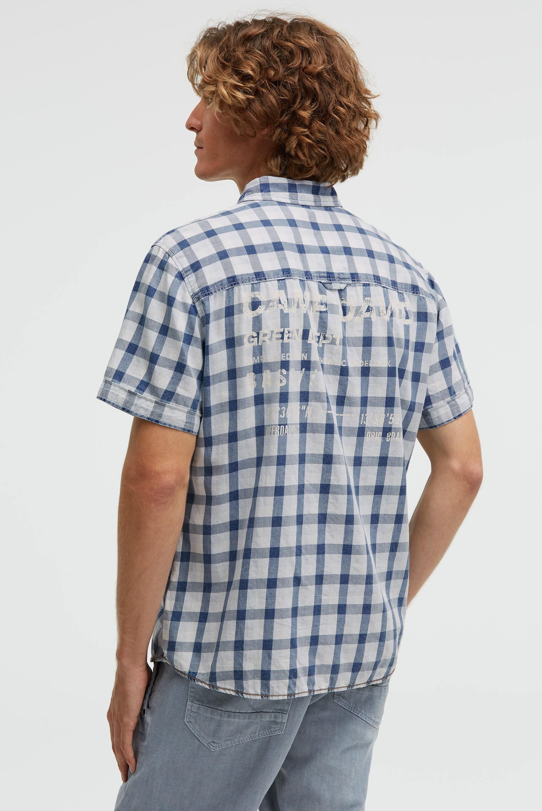 CAMP DAVID Kurzarmhemd aus Baumwolle