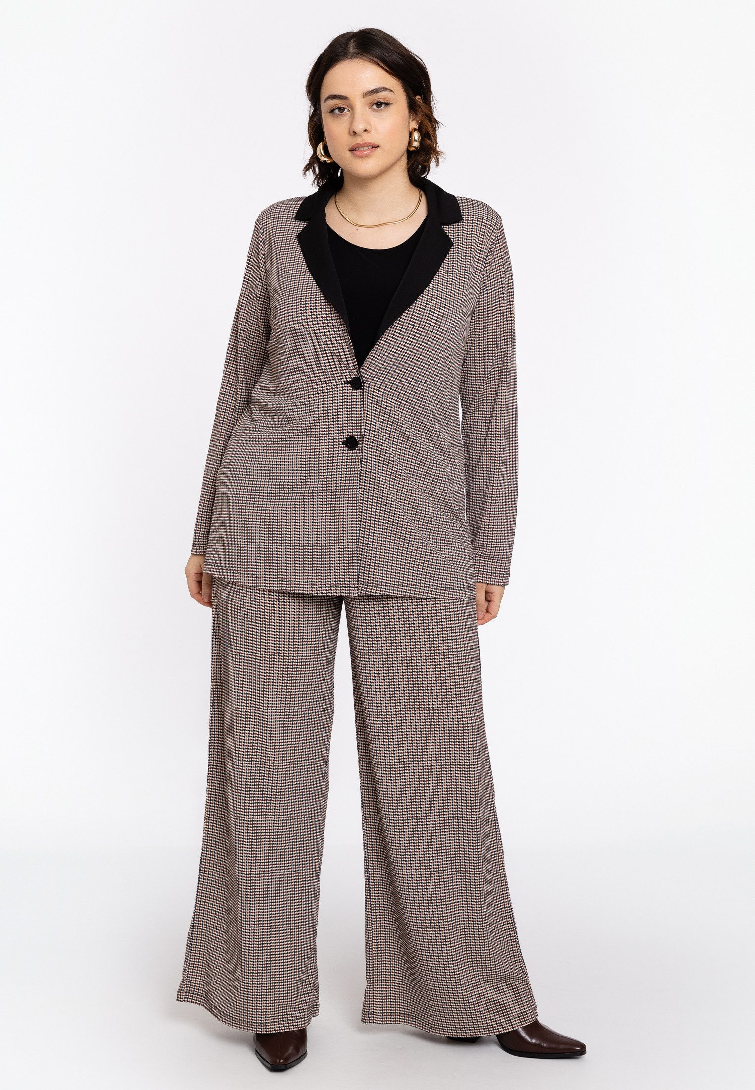 Bootcuthose Damen Hose mit einem elastischen Bund