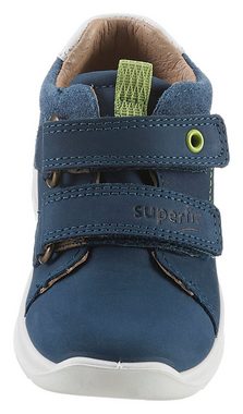 Superfit BREEZE WMS: mittel Sneaker mit farbiger Öse, Freizeitschuh, Halbschuh, Schnürschuh