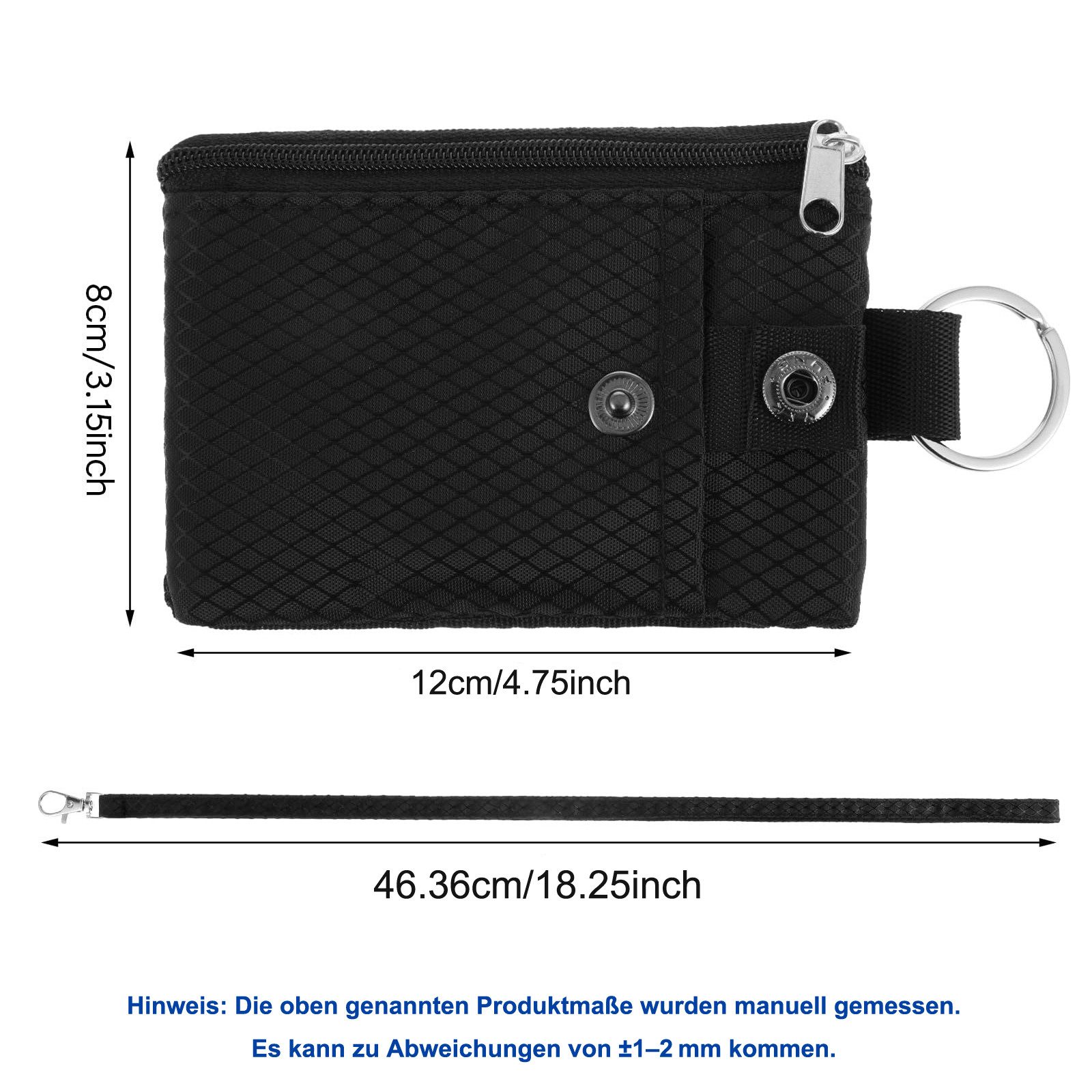 Coonoor Brustbeutel RFID-gesicherte Reise-Brusttasche – Wasserabweisende Mini-Tasche (1-tlg), für Damen & Herren, Diebstahlschutz, Ausweishülle & Geldbörse