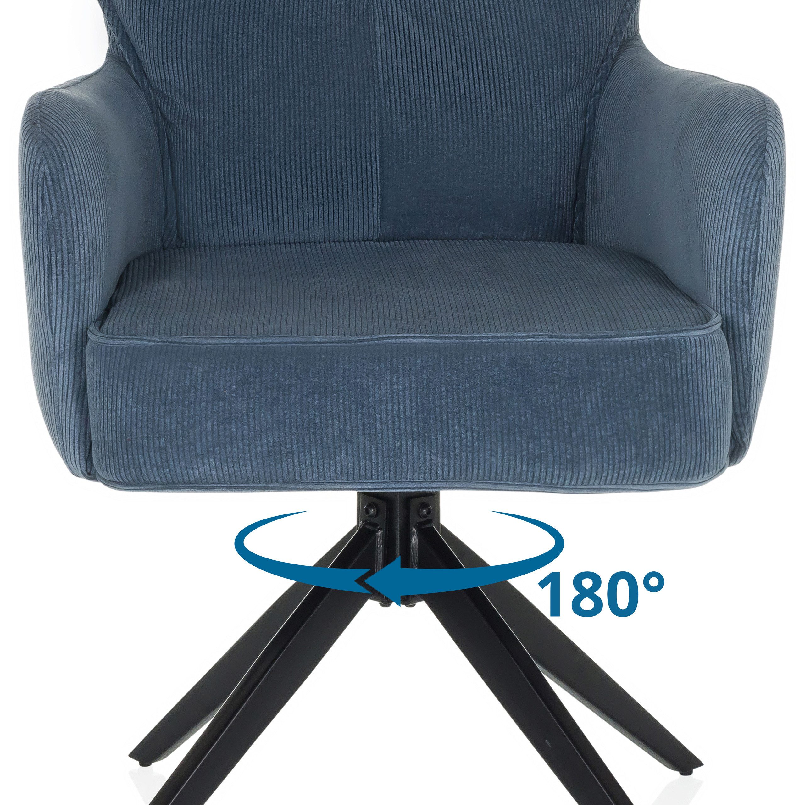 hjh LIVING Esszimmerstuhl Polsterstuhl TARUGO Stoff günstig online kaufen