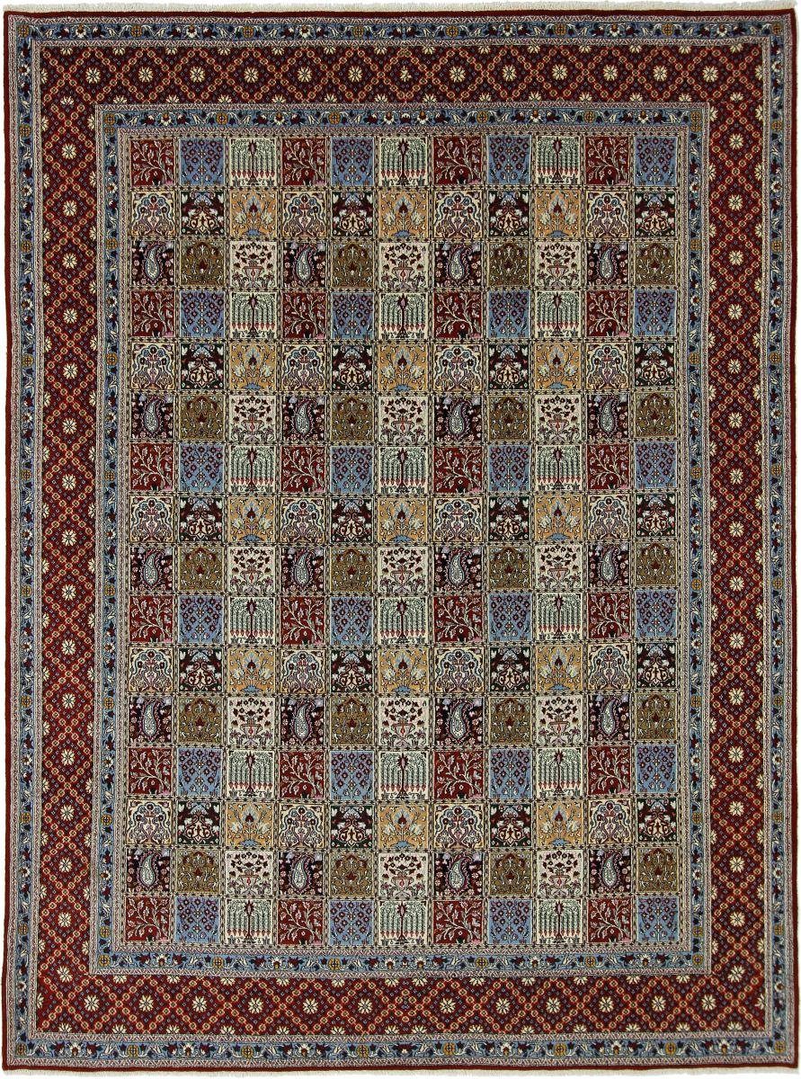 Orientteppich Moud Höhe: Trading, mm 12 Perserteppich, 259x344 / Handgeknüpfter rechteckig, Orientteppich Nain