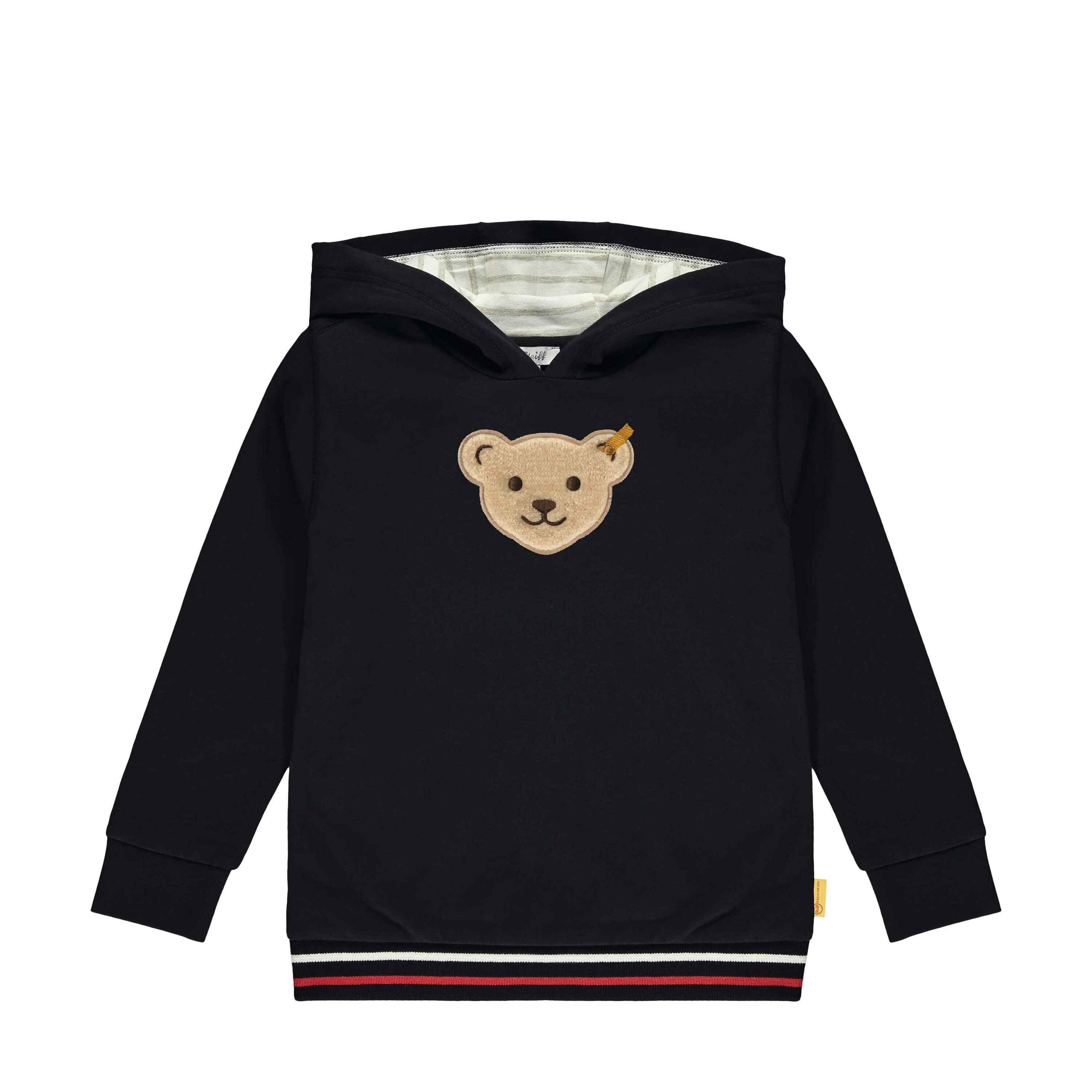 Steiff Sweatshirt Sweatshirt Airplane mit Kontrastbund