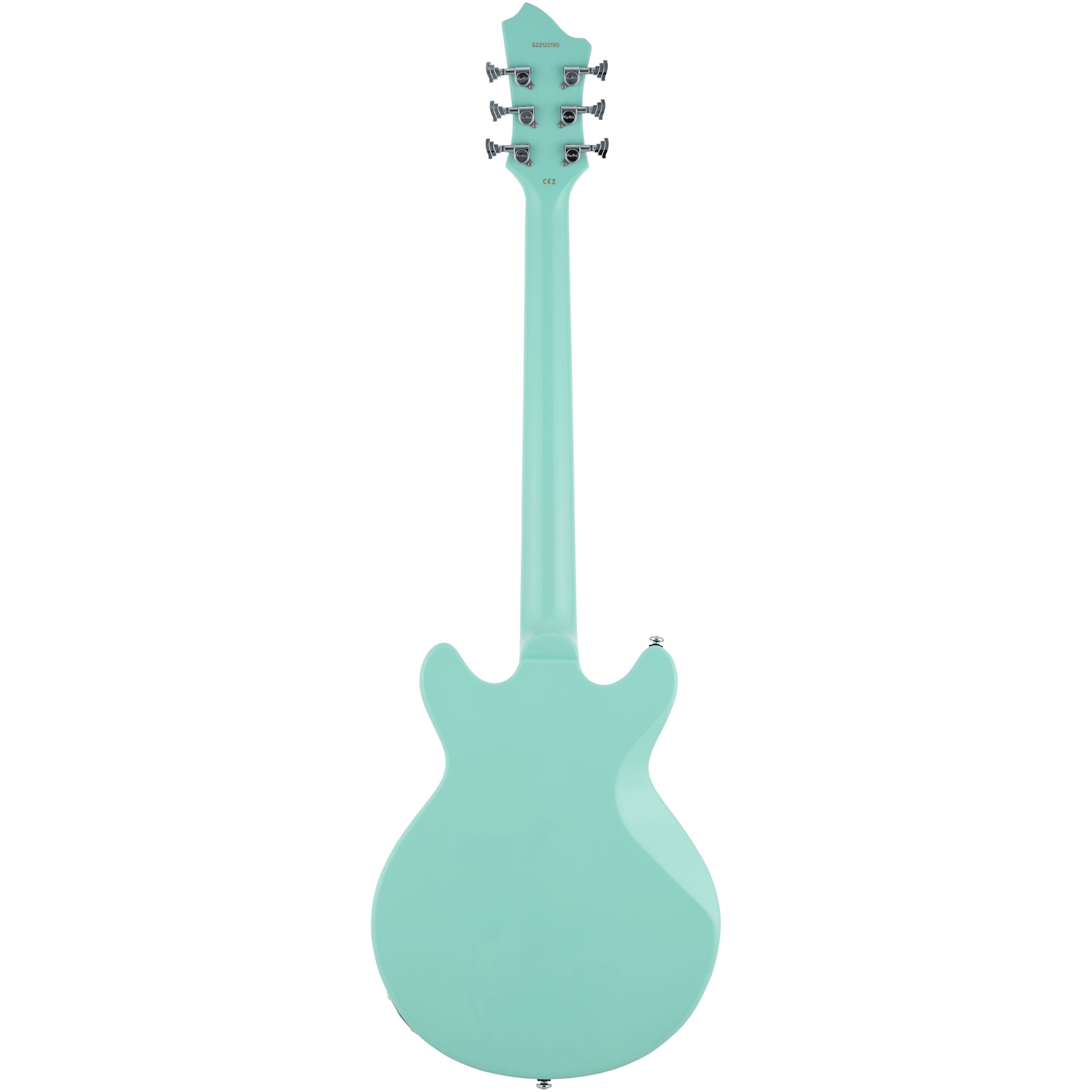 Hagstrom E-Gitarre, E-Gitarren, Andere Modelle, Megin Aged Sky Blue - E-Gitarre