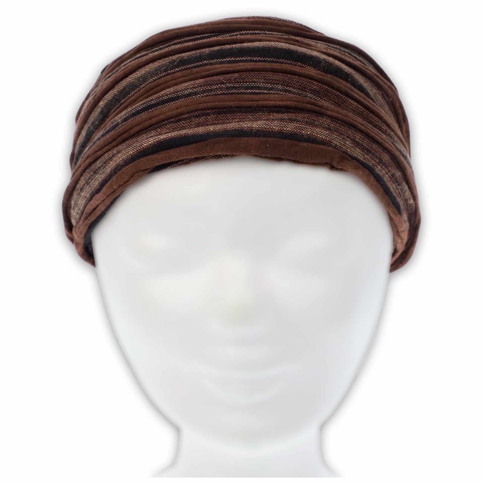 KUNST UND MAGIE Stirnband Unisex Hippie Stonewashed Batik Kopfband Stirnband Yoga Bandana Fair
