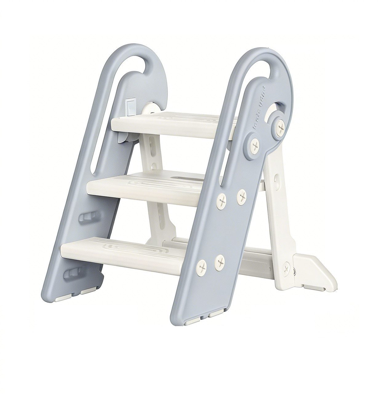 Onasti Tritthocker Kinder-Trittleiter, Tritthocker, Klappbar mit 3 Stufen