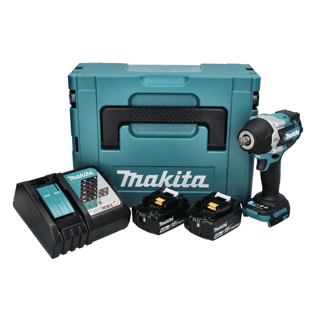 Thumbnail - Makita Akku-Schlagschrauber DTW 700 RMJ Akku Schlagschrauber 18 V 700 Nm 1/2" XPT Brushless + 2x