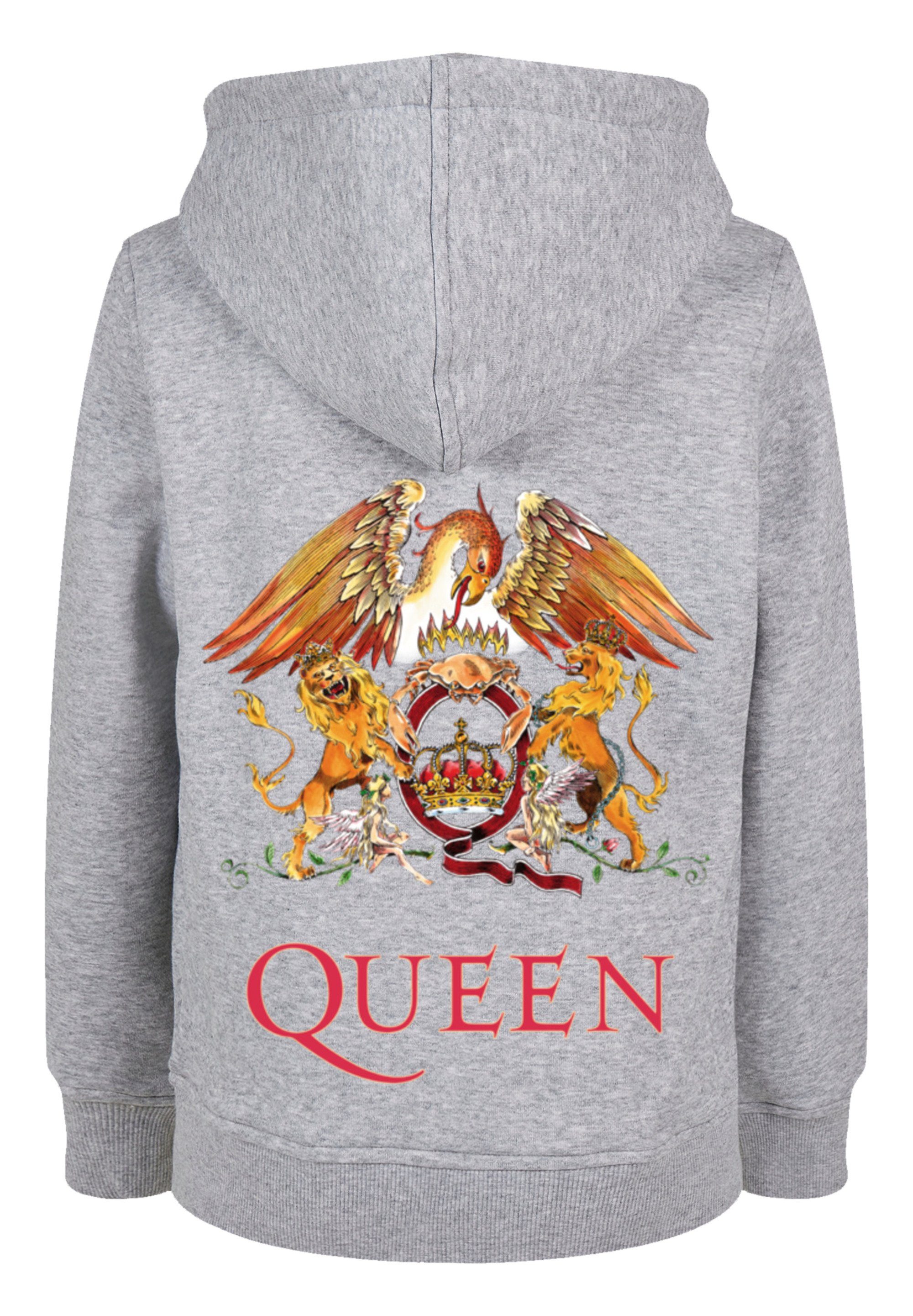 F4NT4STIC Kapuzenpullover Queen Classic Crest Print heathergrey