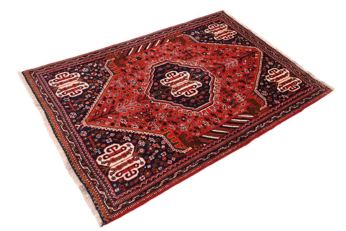 Handgeknüpfter Orientteppich Höhe: rechteckig, Perserteppich, Orientteppich 104x153 Shiraz / Trading, Nain 10 mm