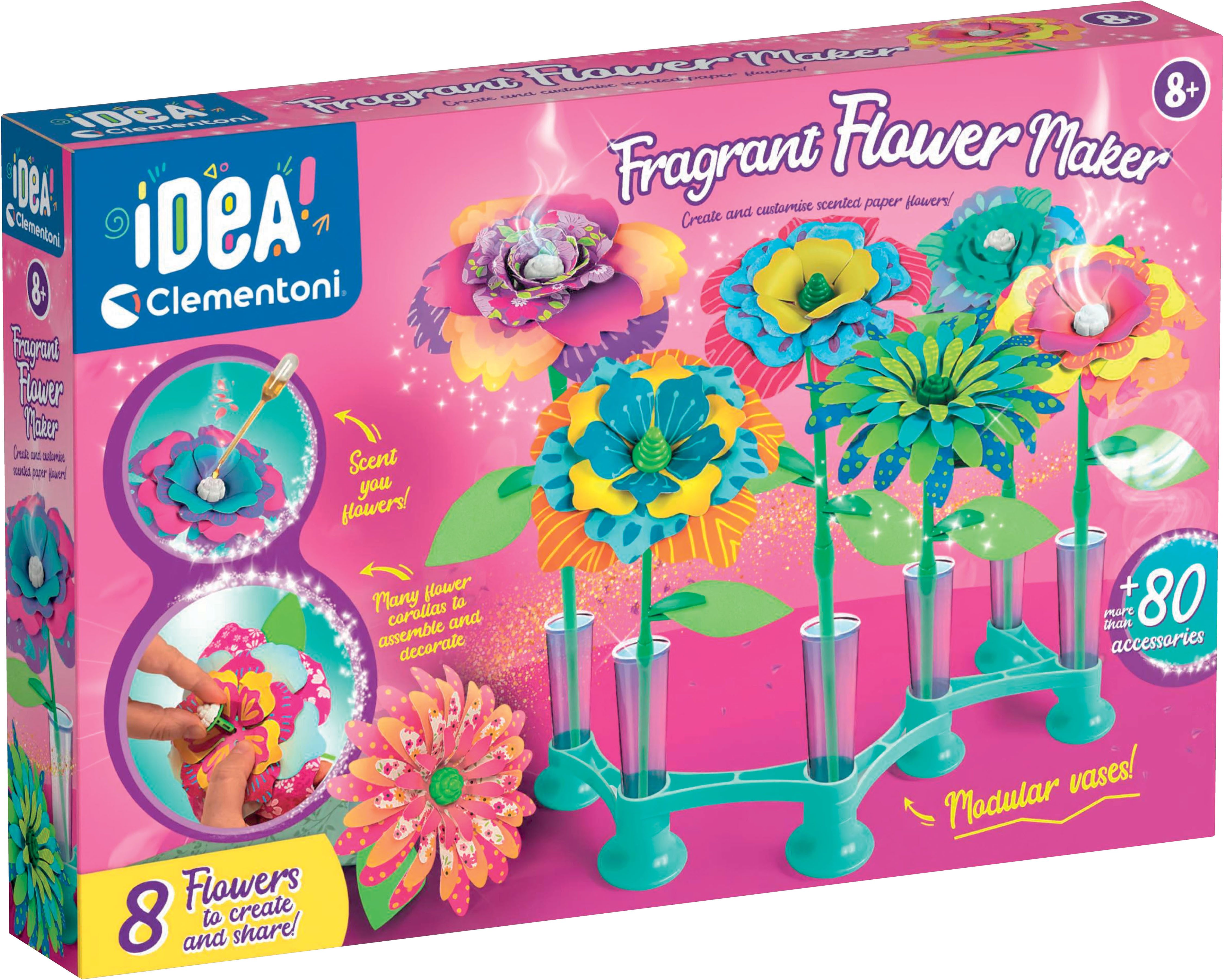 Clementoni® Kreativset Idea, Duftende Blumen-Kreationen, Made in Europe