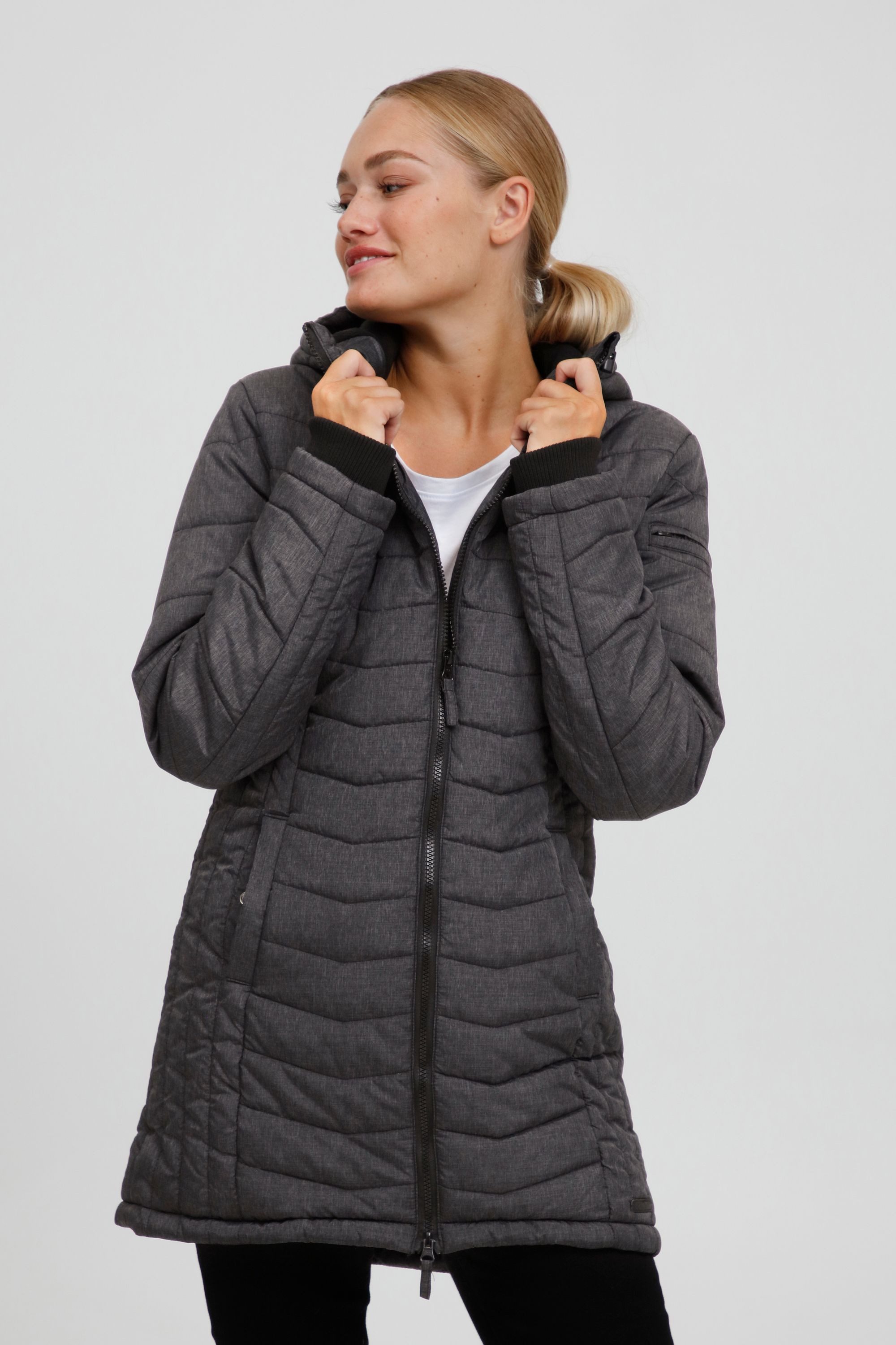 OXMO Parka OXNelly Warmer Steppmantel mit hochabschließendem Kragen günstig online kaufen