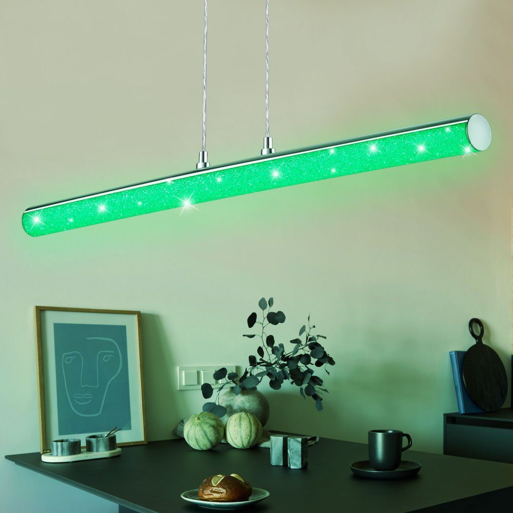 LED etc-shop LED-Leuchtmittel LED Farbwechsel Farbwechsel, Pendelleuchte, Hängeleuchte verbaut, Pendelleuchte Warmweiß, Esstischleuchte fest dimmbar