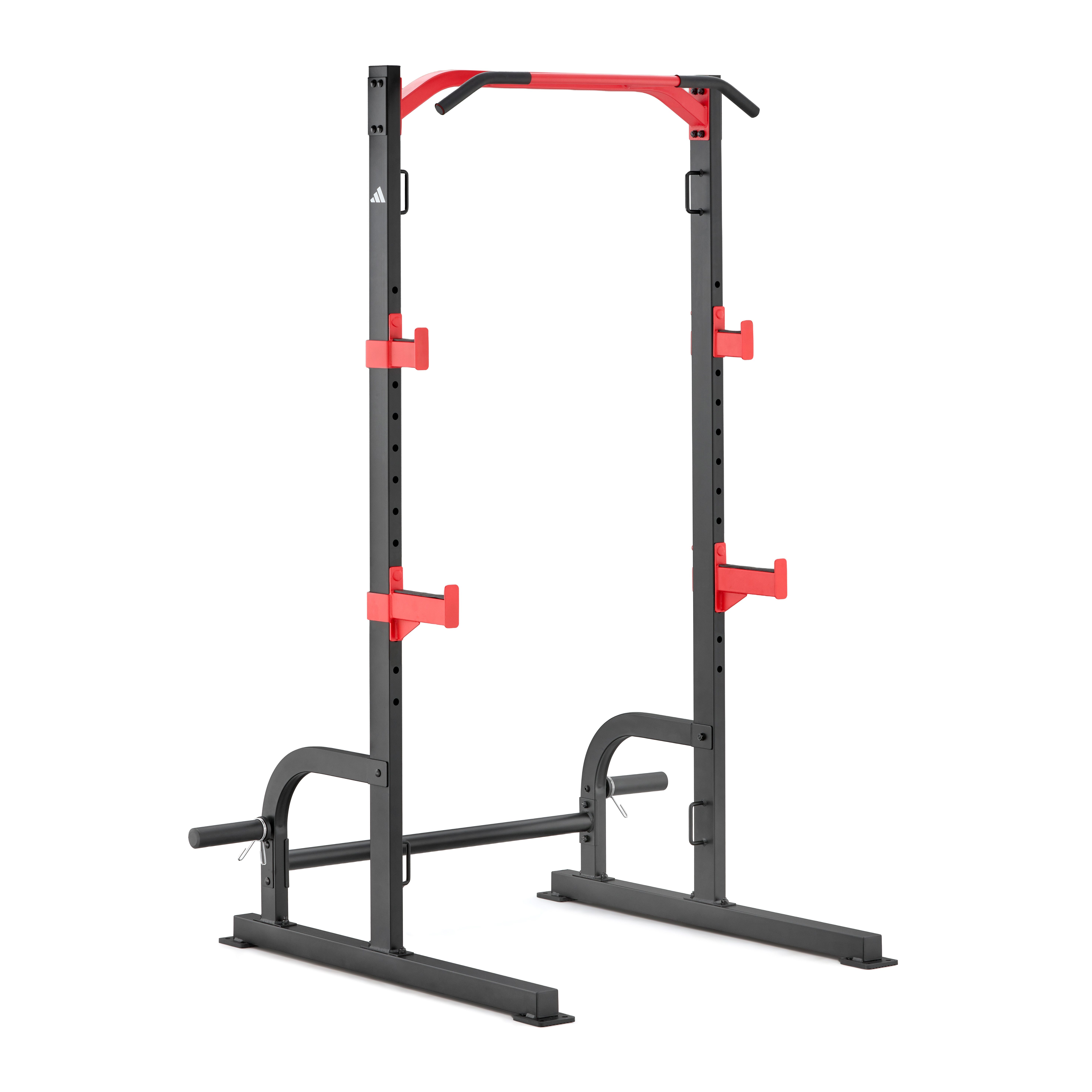 adidas Performance Power Rack adidas Power Rack, Stabiles Power Rack mit Klimmzugstange, Band-Ankern und Scheibenablage