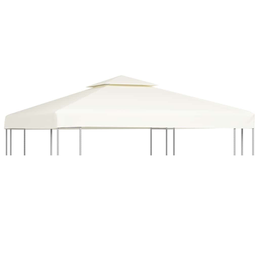 vidaXL Pavillon-Ersatzdach Pavillon-Ersatzdach 310 g/m² Cremeweiß 3x3 m, 300 x 300 cm
