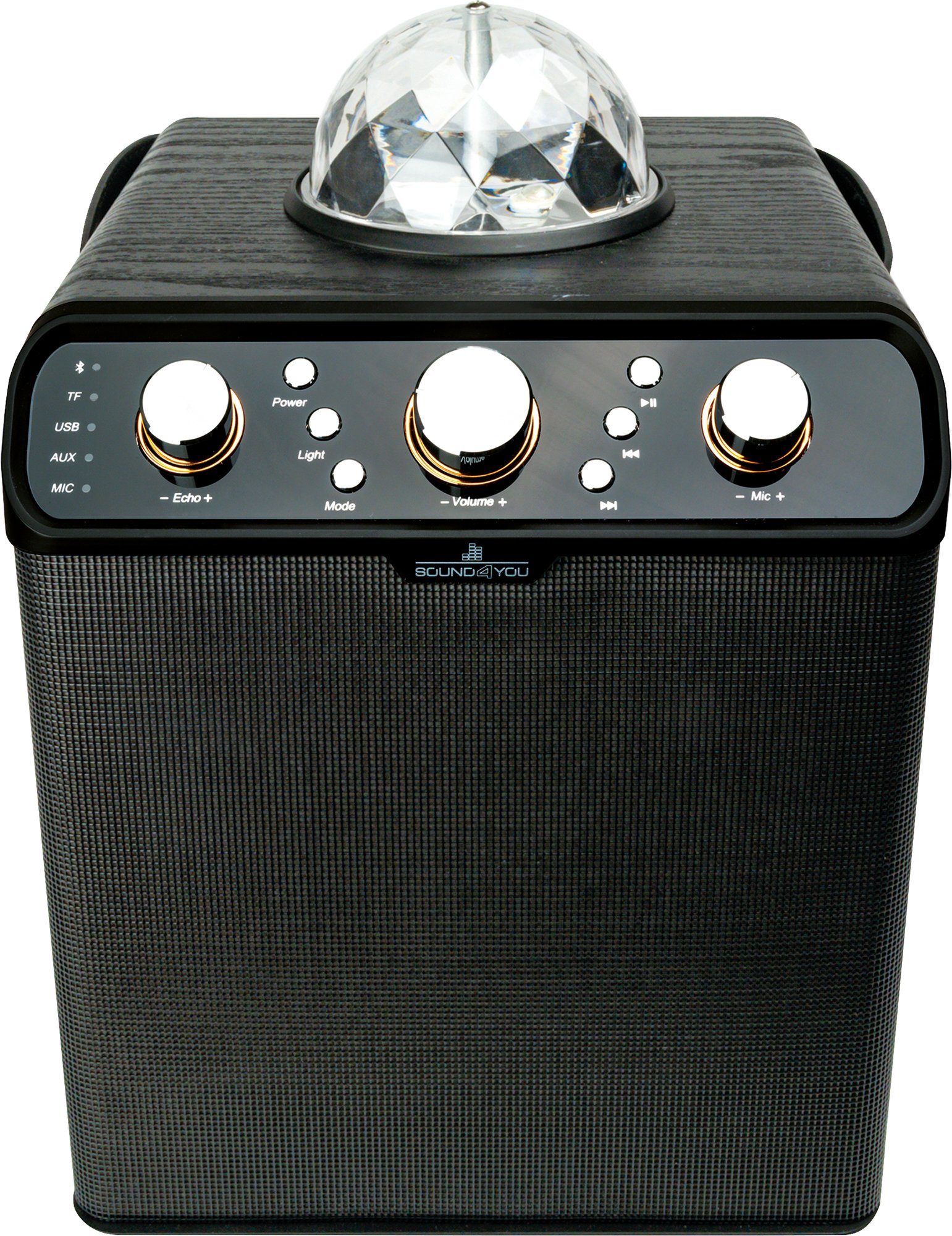 Schwaiger 661675 Party-Lautsprecher (Bluetooth, Discokugel) W, mit 300