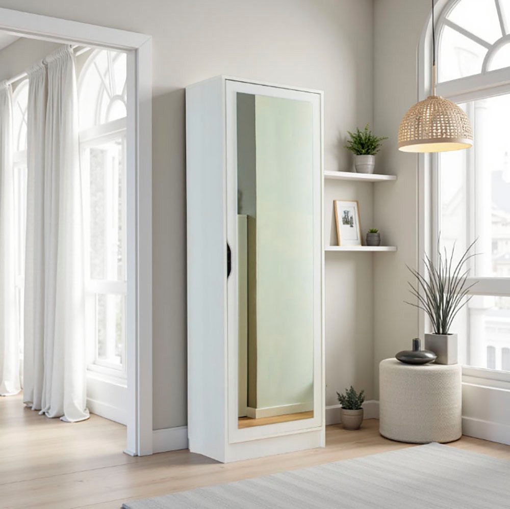 Inter Link Schuhschrank Westphalen, moderner Flurschrank, Stauraum für Schuhe (1-St) mit Spiegeltür, platzsparend, BxTxH: 58 x 40 x 189,50 cm