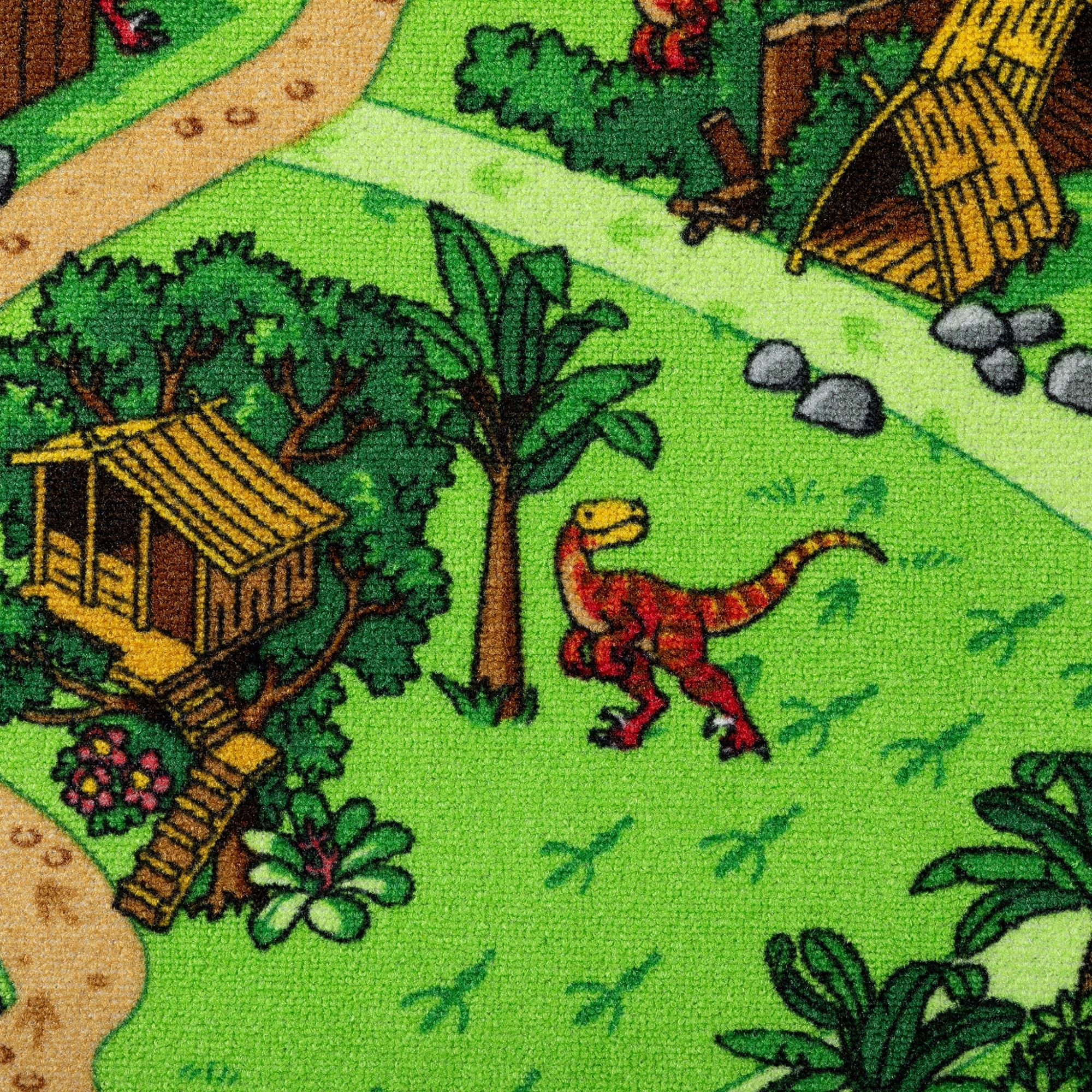 Steffensmeier Teppichboden Buddy, Rechteckig, Dino, Kinderzimmer