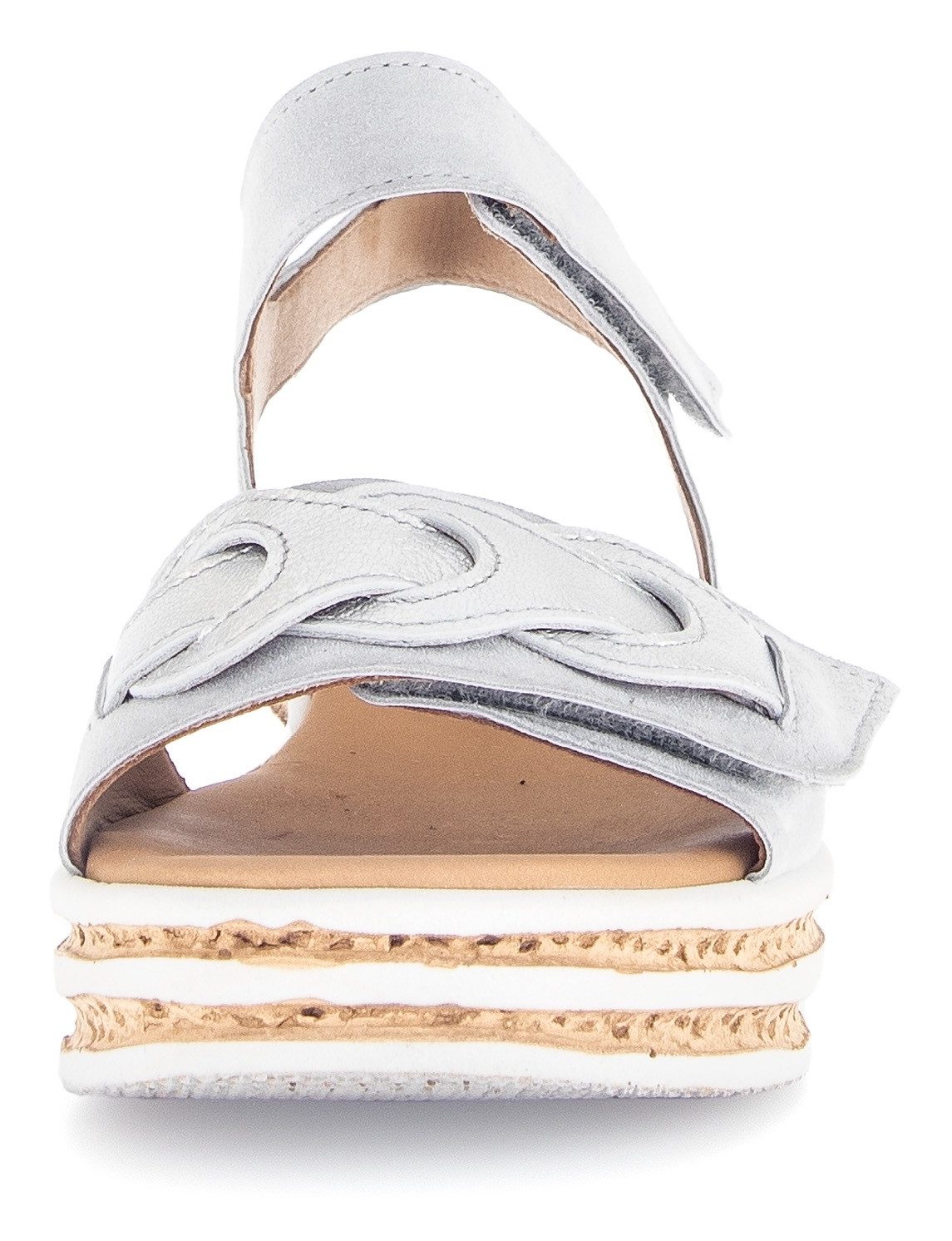 Gabor Keilsandalette, Sommerschuh, Riemchensandale mit praktischen Klettverschlüssen