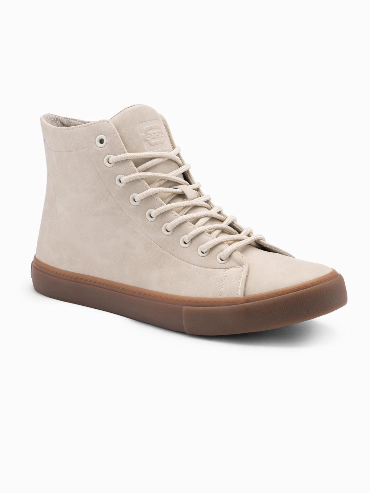 OMBRE Knöchelhohe Herren-Turnschuhe mit Gummisohle Schnürschuh – Bild 5 von 5