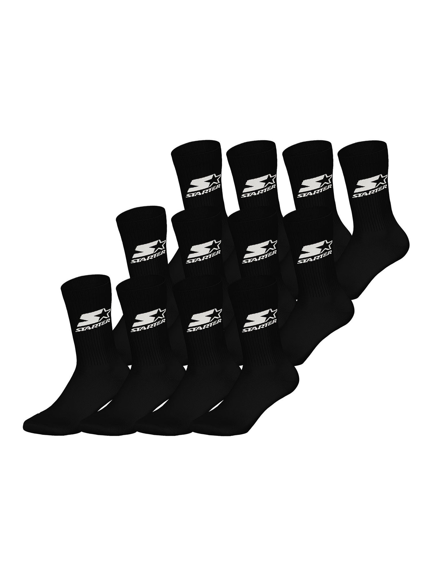 Starter Basicsocken Crew (12-Paar) Носки, Baumwollsocken, Alltagsocken