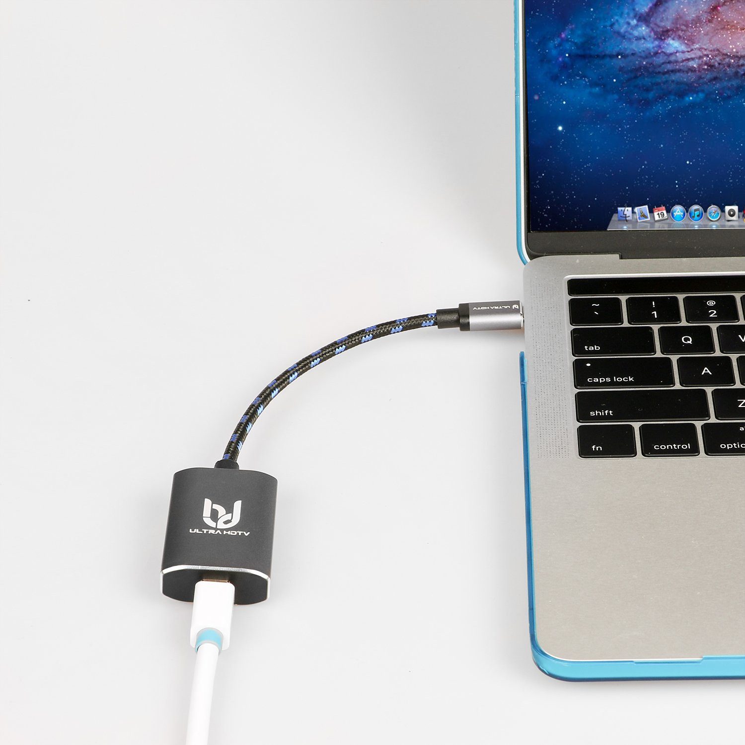 UltraHDTV USB-C auf Mini-Displayport Adapter (Buchse) Adapter USB Typ C zu Displays oder Projektoren, 4K Übertragung bei vollen 60Hz, Grau