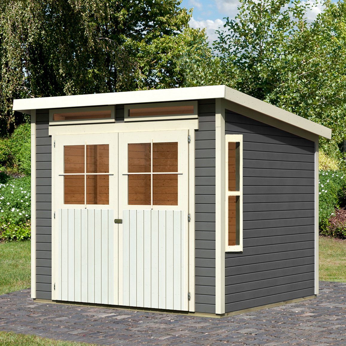 Karibu Gartenhaus Falkensee 4, BxT: 267x236 cm